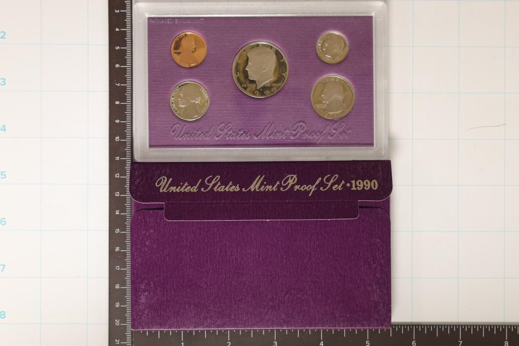 1990 US PROOF SET (WITH BOX) (1 of 2)