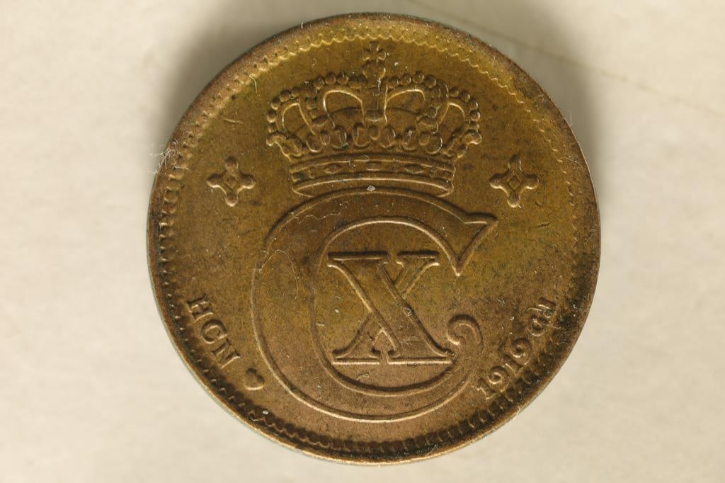 1919 DENMARK 2 ORE. KM.813.2 (EF) (1 of 2)