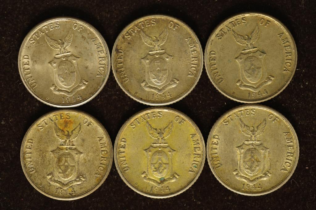 6-1944-D US/PHILIPPINES SILVER 20 CENTAVOS .579 (1 of 2)