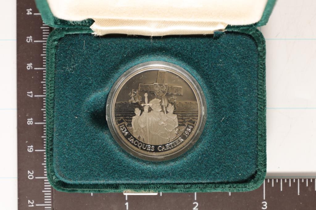 1984 CANADA PROOF SILVER DOLLAR .3750 OZ. ASW (1 of 3)