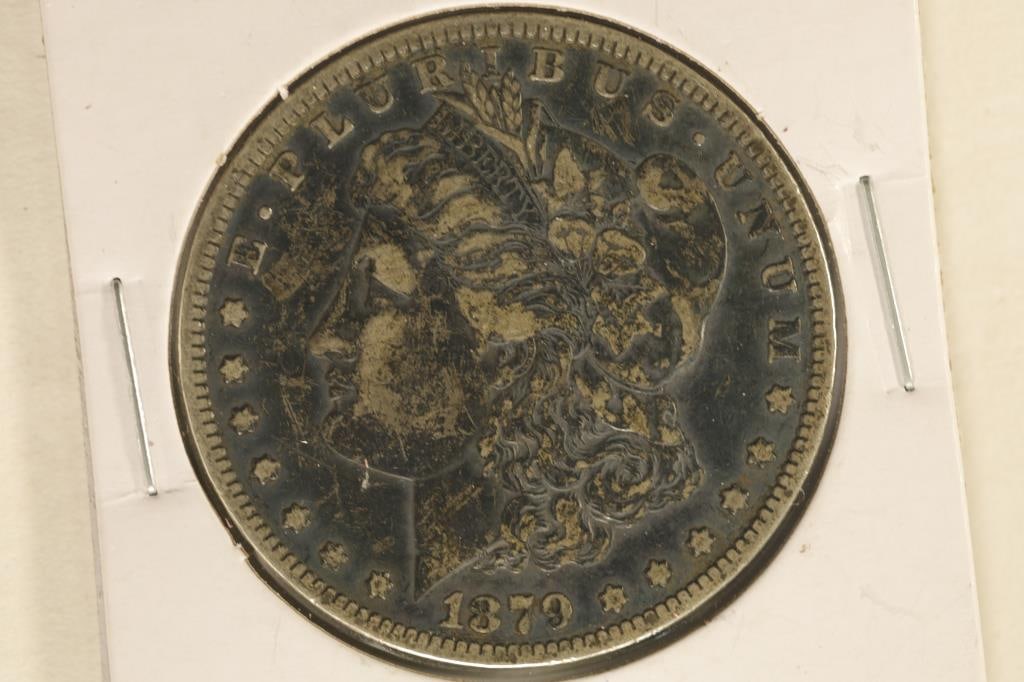 1879 MORGAN SILVER DOLLAR TONED (1 of 2)