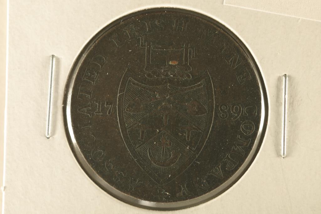 1789 CONDER TOKEN. THEY R MOSTLY 18TH CENTURY (1 of 2)