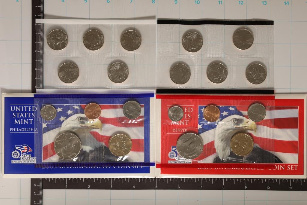 2003 US MINT SET (UNC) P/D (WITH ENVELOPE) (1 of 2)