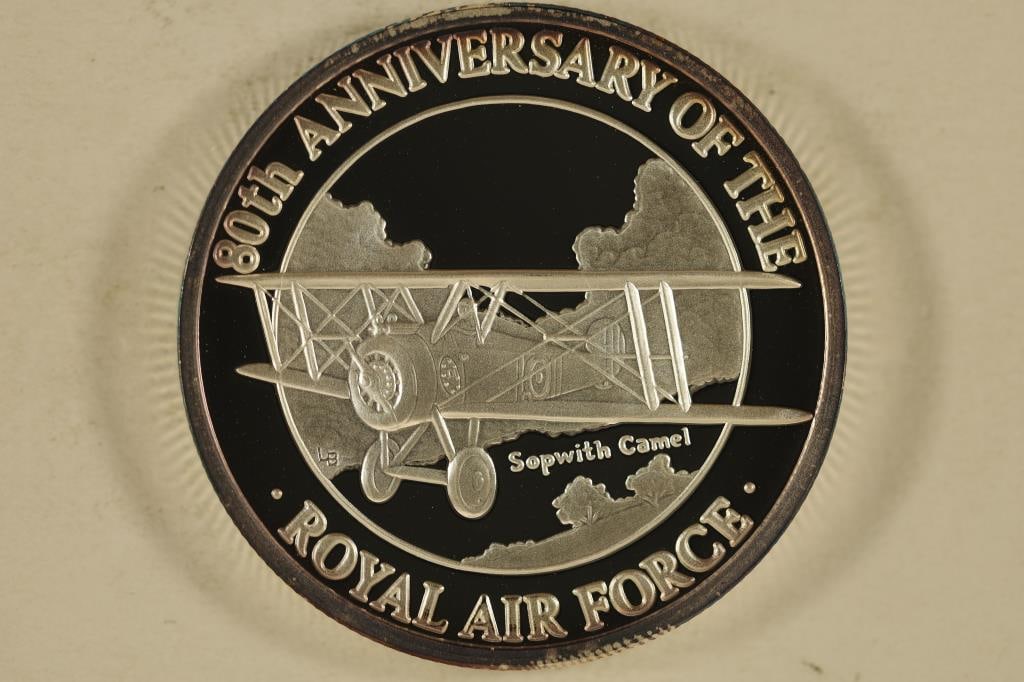 1998 TURKS & CAICOS ISLANDS SILVER 20 CROWN PF (1 of 2)