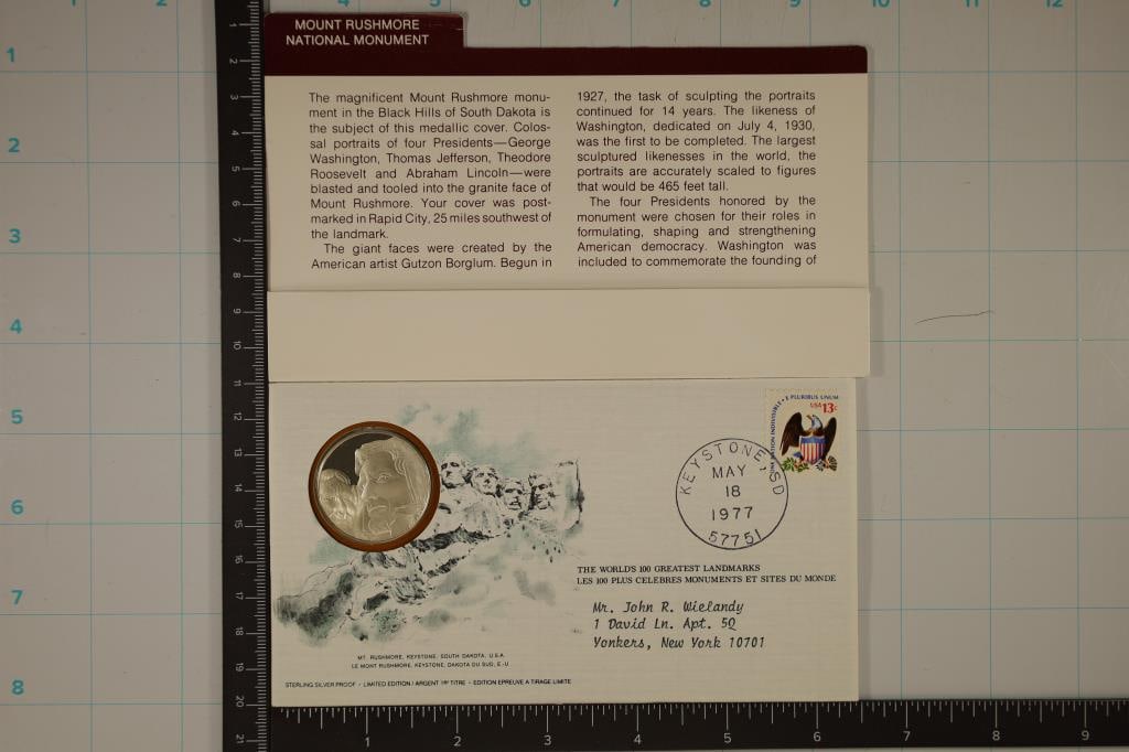 13.8 GRAMS PF STERLING SILVER ROUND IN FDC, (1 of 2)