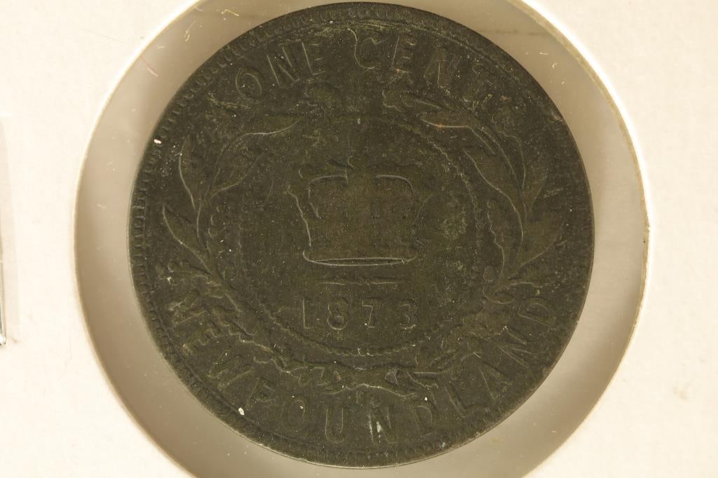 1873 NEWFOUNDLAND ONE CENT (1 of 2)