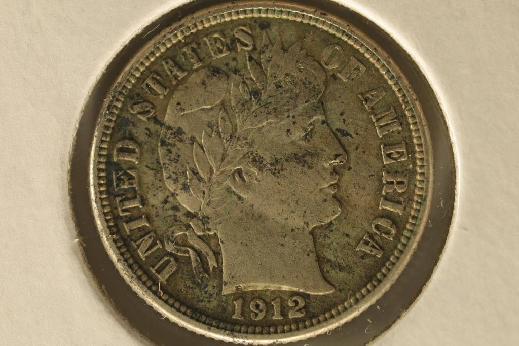 1912 SILVER BARBER DIME 2024 REDBOOK IS $75 IN AU (1 of 2)
