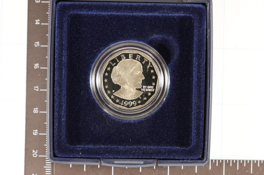 1999-P PROOF SBA DOLLAR IN ORIGINAL US MINT (1 of 4)