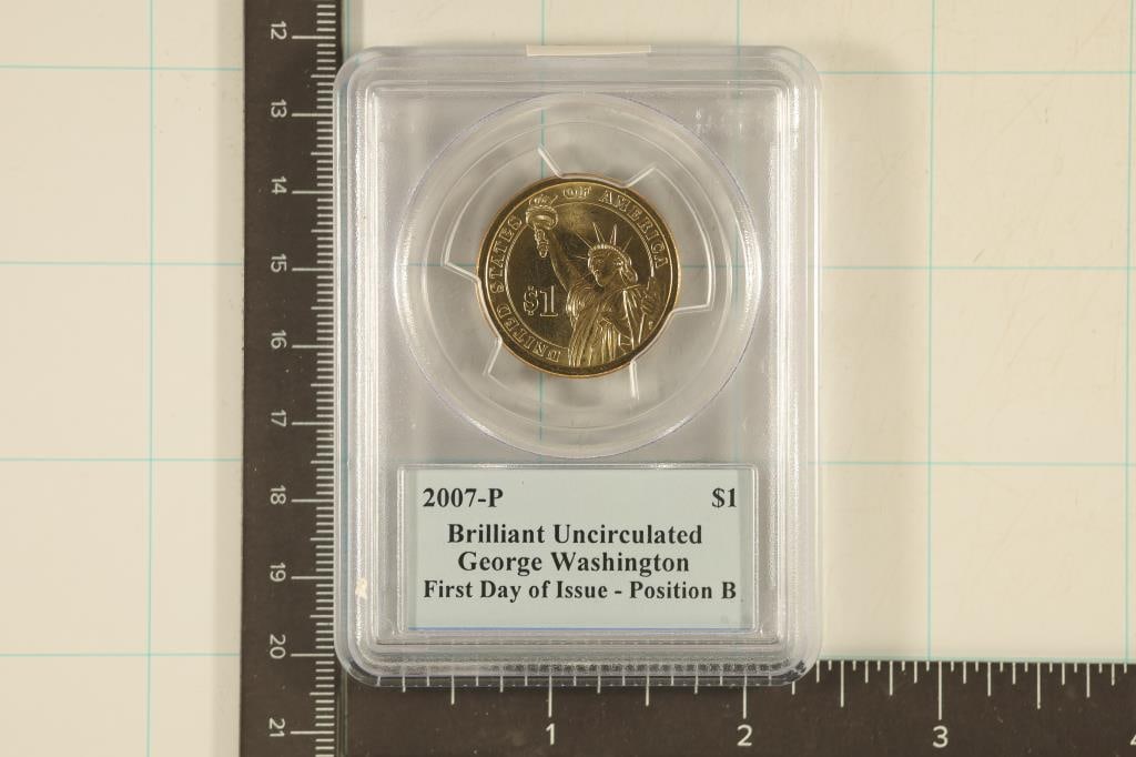 2007-P GEORGE WASHINGTON US $1 PCGS BU (1 of 2)