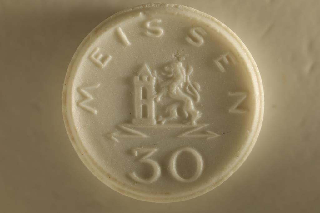 1921 GERMAN MEISSEN PORCELEIN 30 PFENNING: NOTGELD