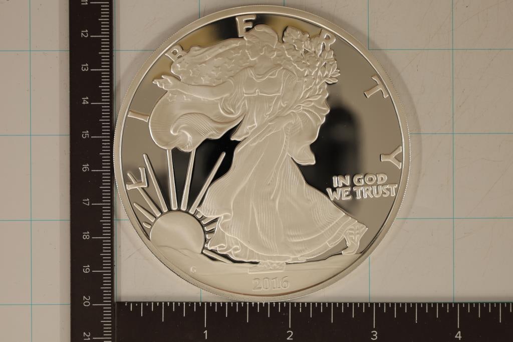 4 OZ. .999 FINE SILVER PF 2016 AMERICAN SILVER (1 of 3)