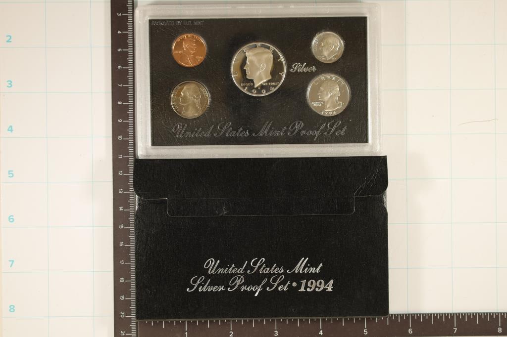 1994 US SILVER PROOF SET (WITH BOX) (1 of 2)