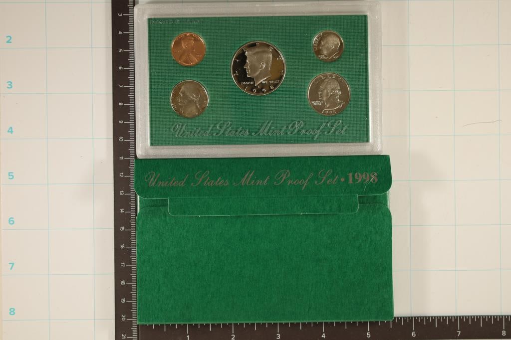 1998 US PROOF SET (WITH BOX) (1 of 2)