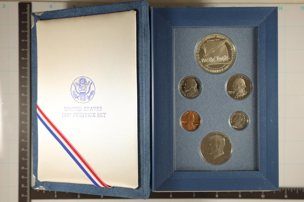 1987 US PRESTIGE PROOF SET CONSTITUTION (1 of 3)