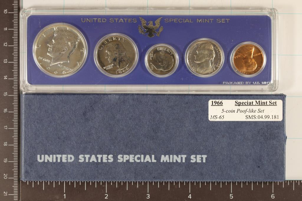1966 US SPECIAL MINT SET WITH BOX (1 of 2)