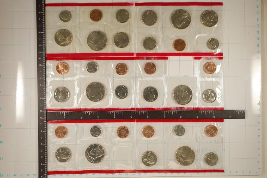 $7.31 FACE VALUE 6 PARTIAL "D" MINT MARKED UNC (1 of 2)