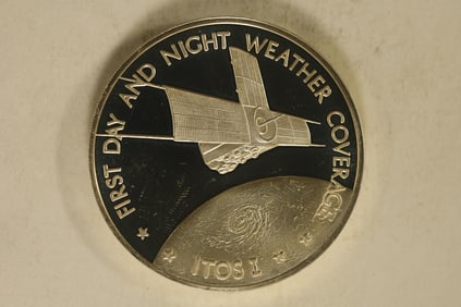 .81 TROY OZ. PROOF STERLING SILVER "AMERICA IN