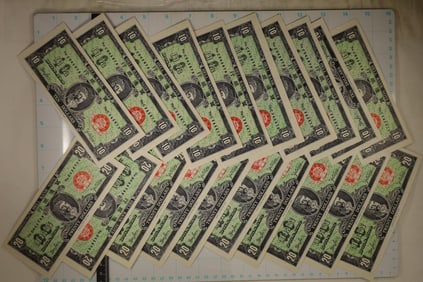 20 CHINESE HELL NOTES: 10-10 DOLLAR & 10-20 DOLLAR