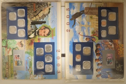 2003 US MINT SET (UNC) P/D ON LARGE INFO CARDS