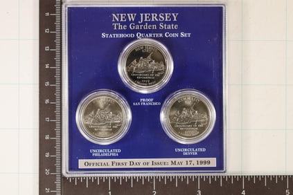 1999-P/D/S NEW JERSEY STATE  QUARTER SET