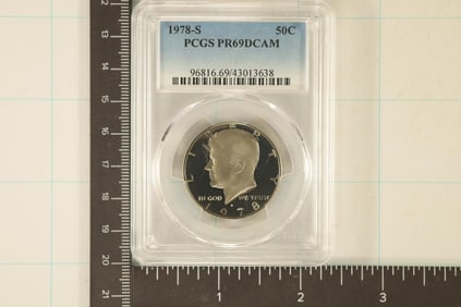 1978-S KENNEDY HALF DOLLAR PCGS PR69 DCAM
