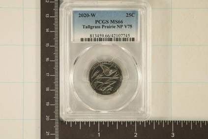 2020-W TALLGRASS PRAIRIE N.P. V75 QUARTER PCGS