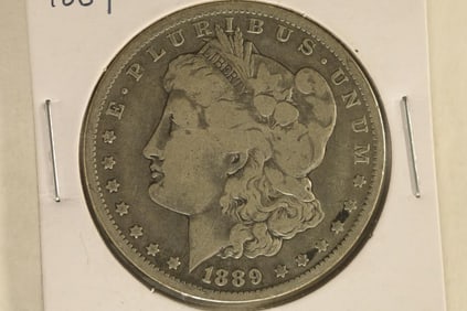1889-O MORGAN SILVER DOLLAR