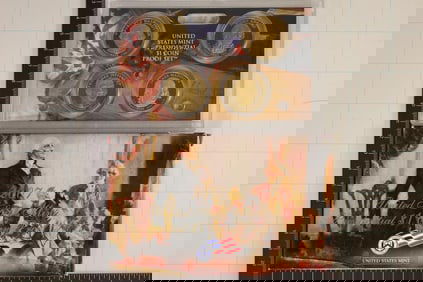 2007 US PRESIDENTIAL DOLLAR 4 COIN PROOF SET WITH