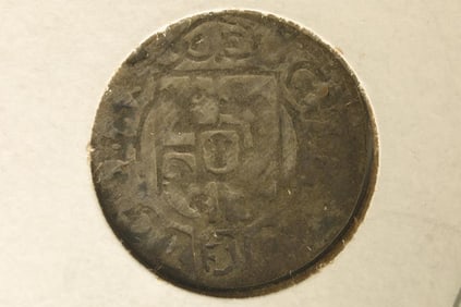 1600'S HAND HAMMERED POLAND SILVER 1/24 TALER