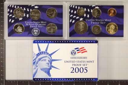 2005 US PROOF SET (WITH BOX)