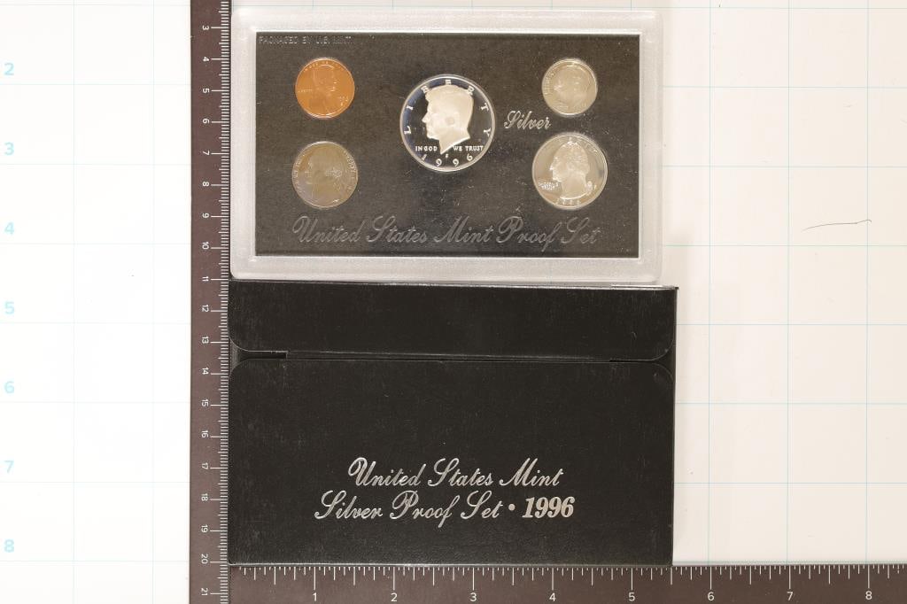 1996 US SILVER PROOF SET (WITH BOX) (1 of 2)
