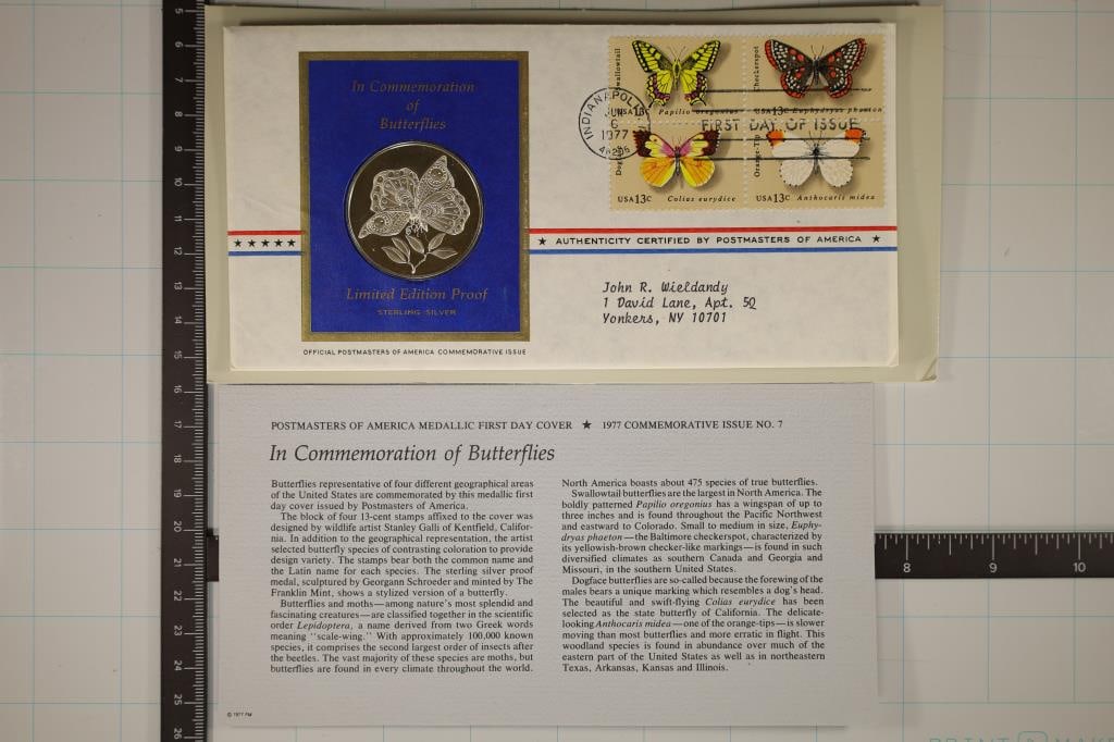 .8 OZ. PF STERLING SILVER ROUND IN FDC: IN (1 of 2)