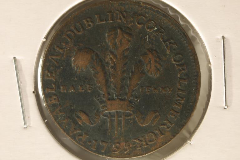 1795 CONDER TOKEN. THEY R MOSTLY 18TH CENTURY (1 of 2)