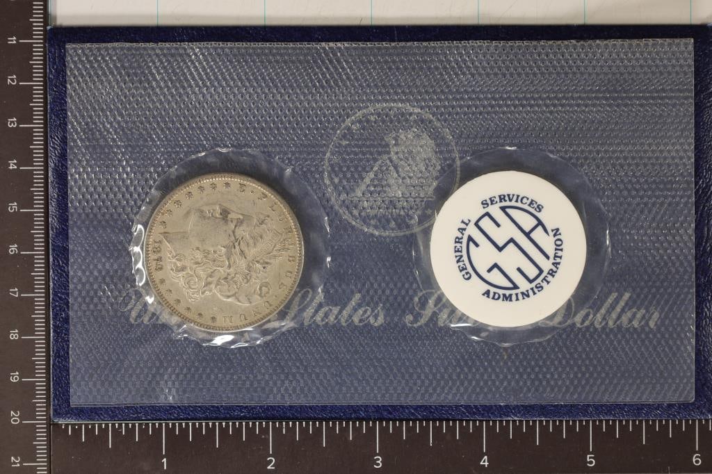 1879 SOFT PACK GSA MORGAN SILVER DOLLAR (1 of 2)