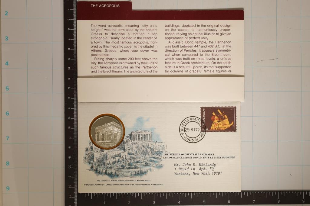 13.8 GRAMS PF STERLING SILVER ROUND IN FDC: THE (1 of 2)