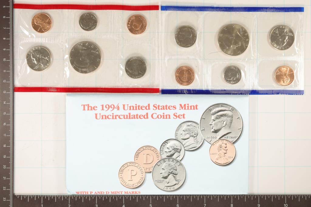 1994 US MINT SET (UNC) P/D (WITH ENVELOPE) (1 of 2)