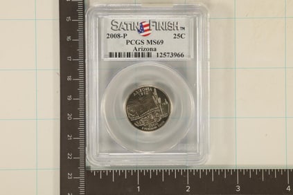 2008-P ARIZONA US QUARTER PCGS MS69