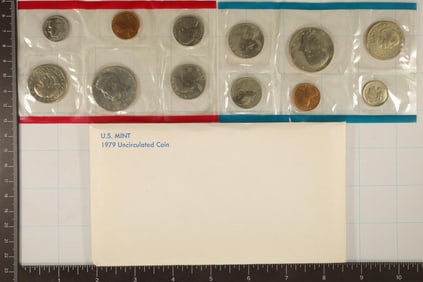 1979 US MINT SET (UNC) P/D (WITH ENVELOPE)