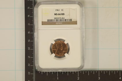 1961 LINCOLN CENT NGC MS66RD