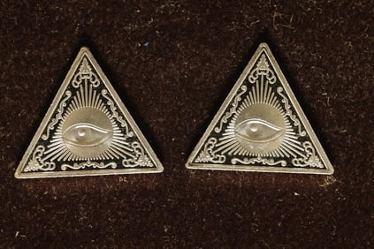 2-2 GRAM .999 FINE SILVER PF PYRAMID SHAPED INGOTS