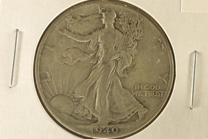 1940 SILVER WALKING LIBERTY HALF DOLLAR