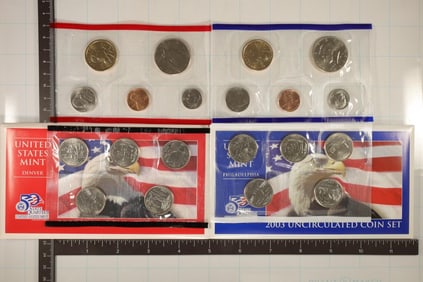 2003 US MINT SET (UNC) P/D (WITH ENVELOPE)