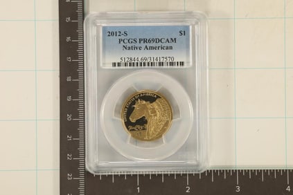 2012-S NATIVE AMERICAN SACAGAWEA DOLLAR PCGS PR69