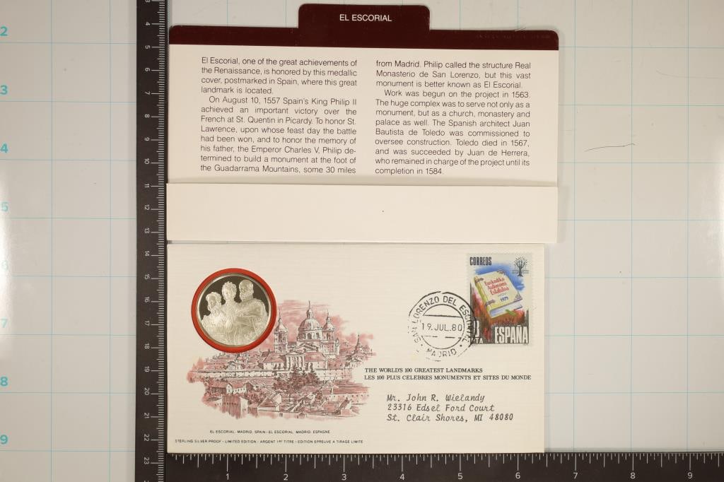 13.8 GRAMS PF STERLING SILVER ROUND IN FDC: (1 of 2)