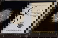 2019-W BURNISHED AMERICAN SILVER EAGLE WITH