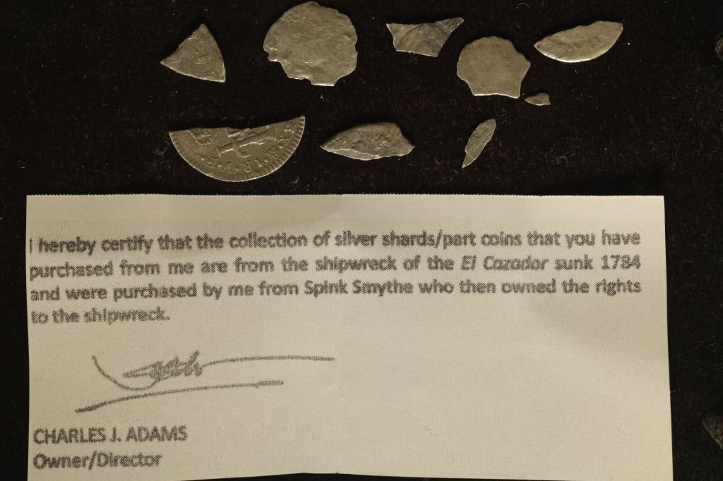 2.8 GRAMS SHIPWRECK SILVER COINS PIECES FROM (1 of 2)
