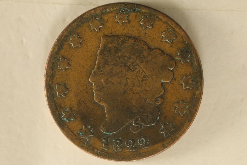 1822 US LARGE CENT (1 of 2)