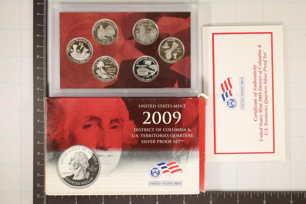 2009 DISTRICT OF COLUMBIA & US TERRITORIES SILVER (1 of 2)