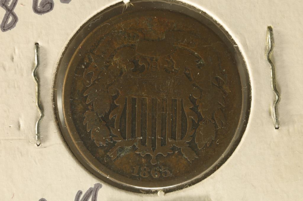 1865 US 2 CENT PEICE (1 of 2)