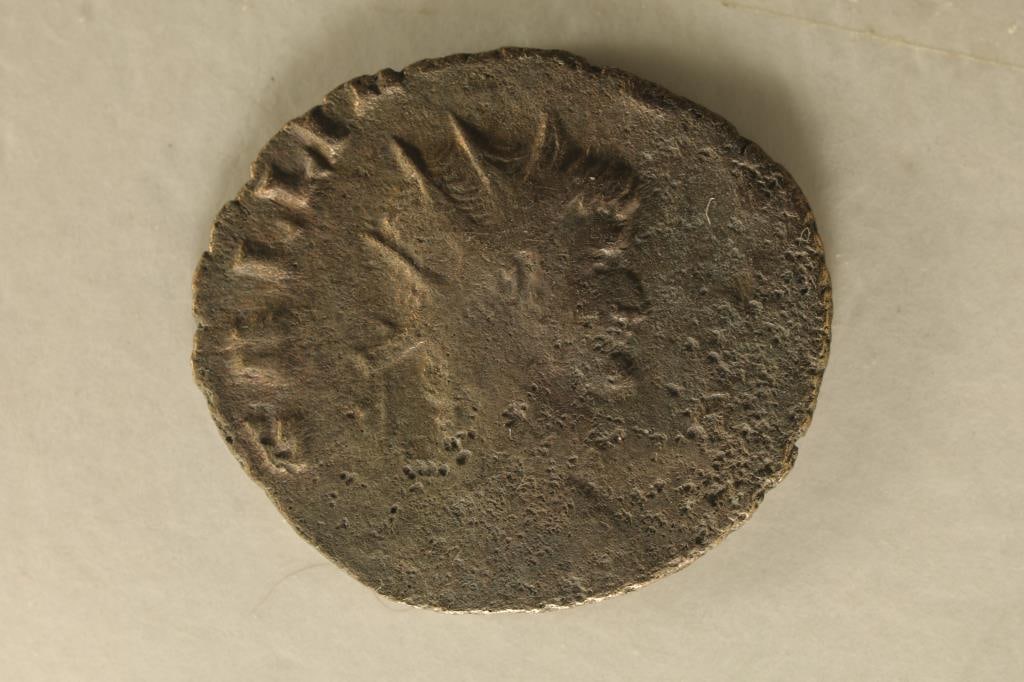 253-268 A.D. GALLIENUS ANCIENT COIN. ANTELOPE: WALKING RIGHT